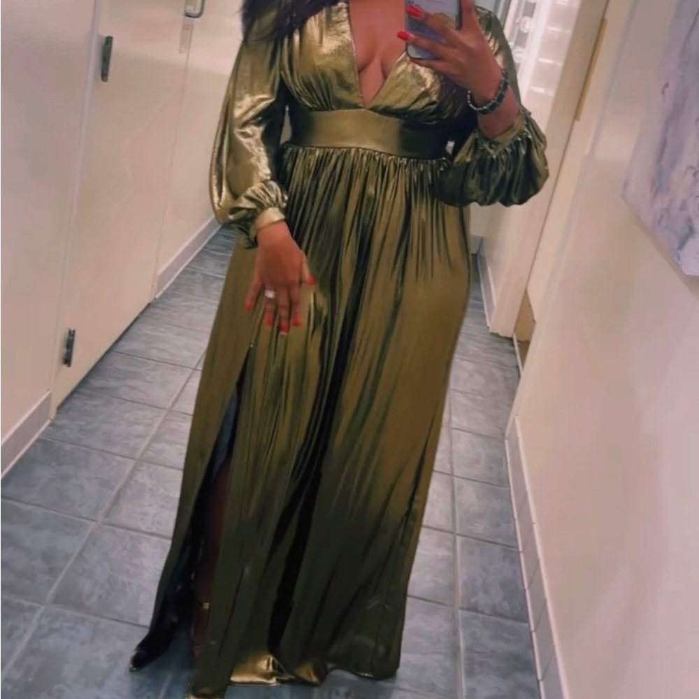 Gold Formal Dress